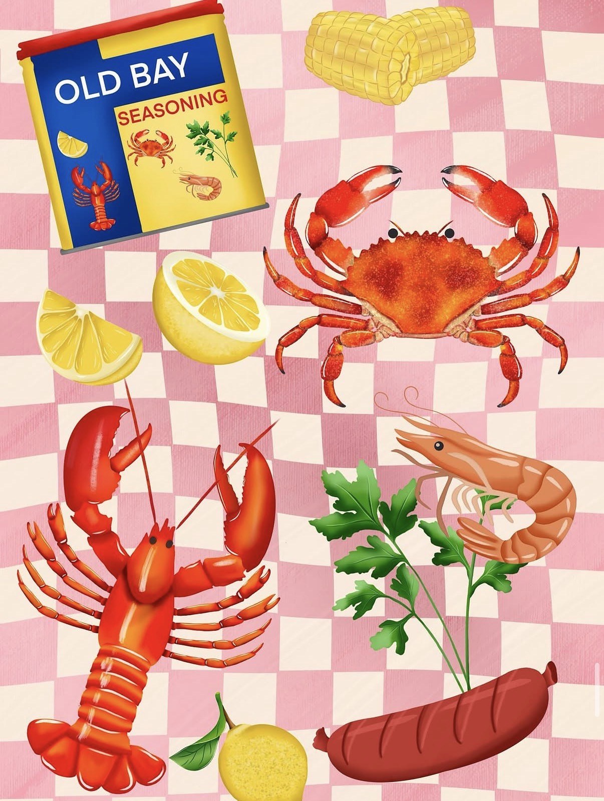 Old Bay Seafood artwork