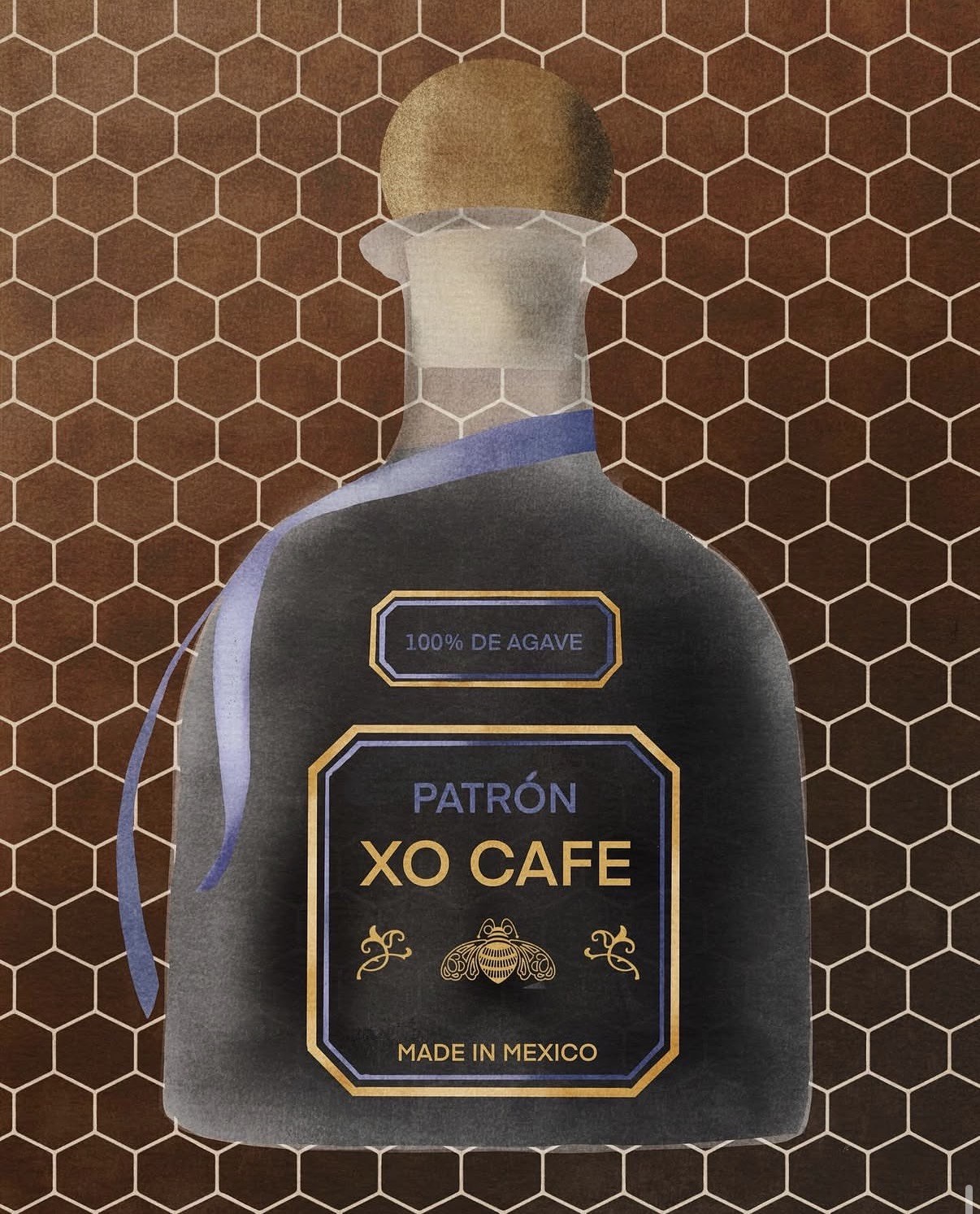 Patron XO Cafe artwork