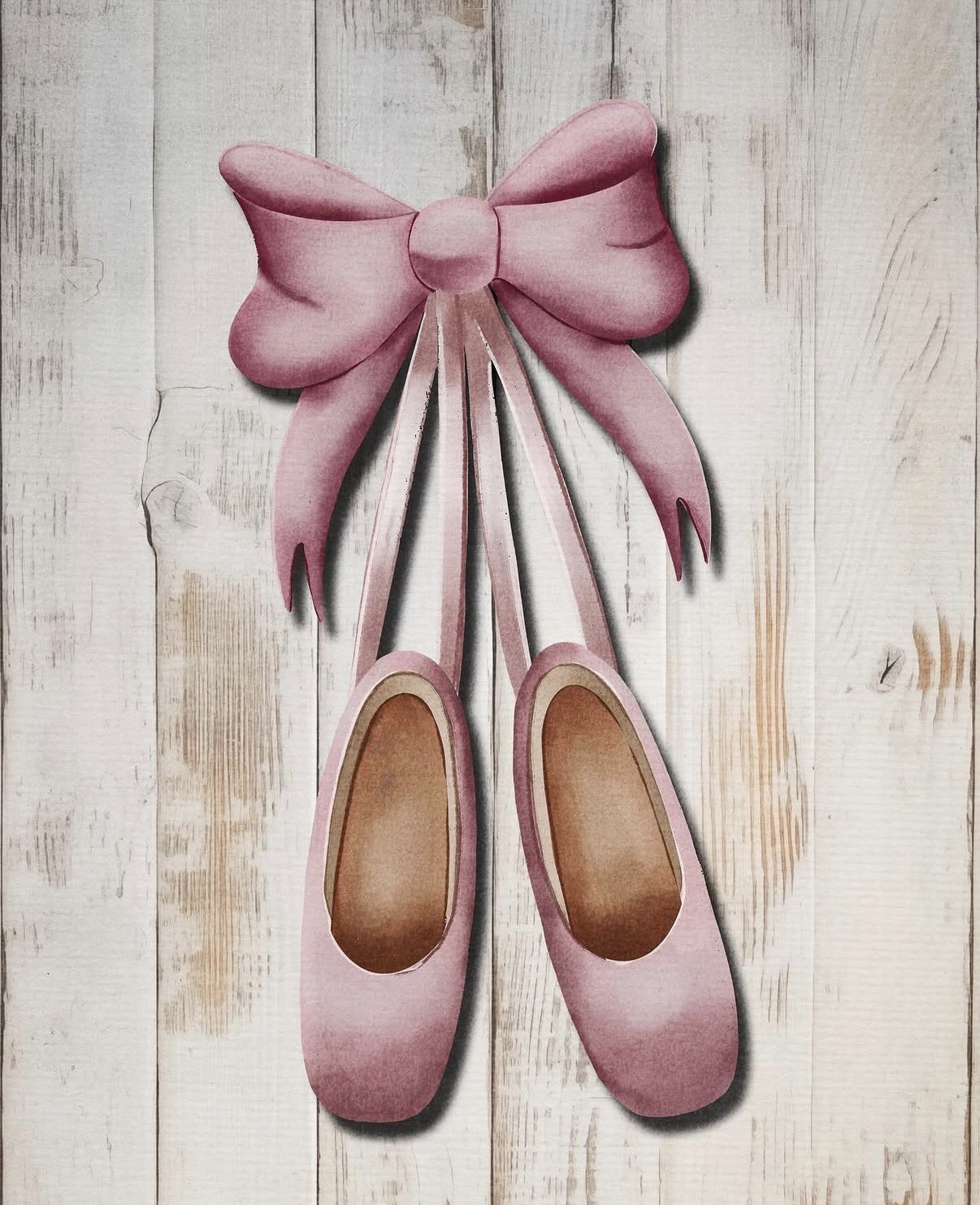 Pink Ballet Shoes artwork