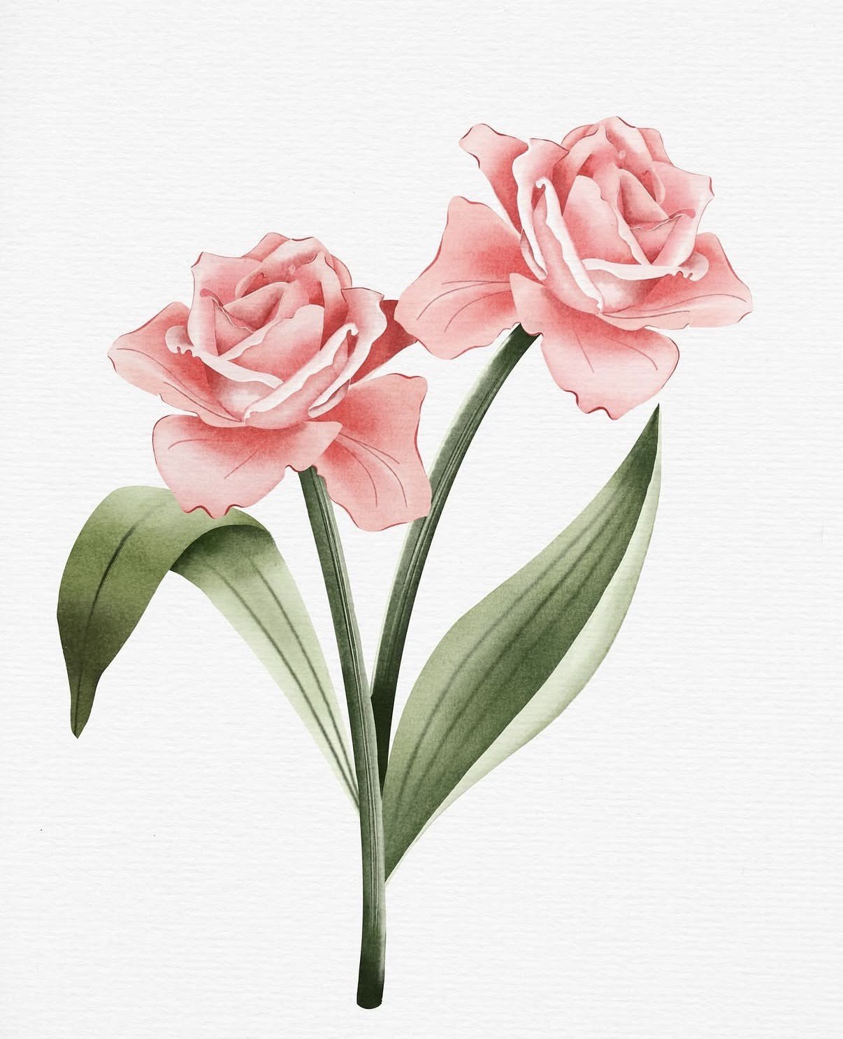 Pink Flowers artwork