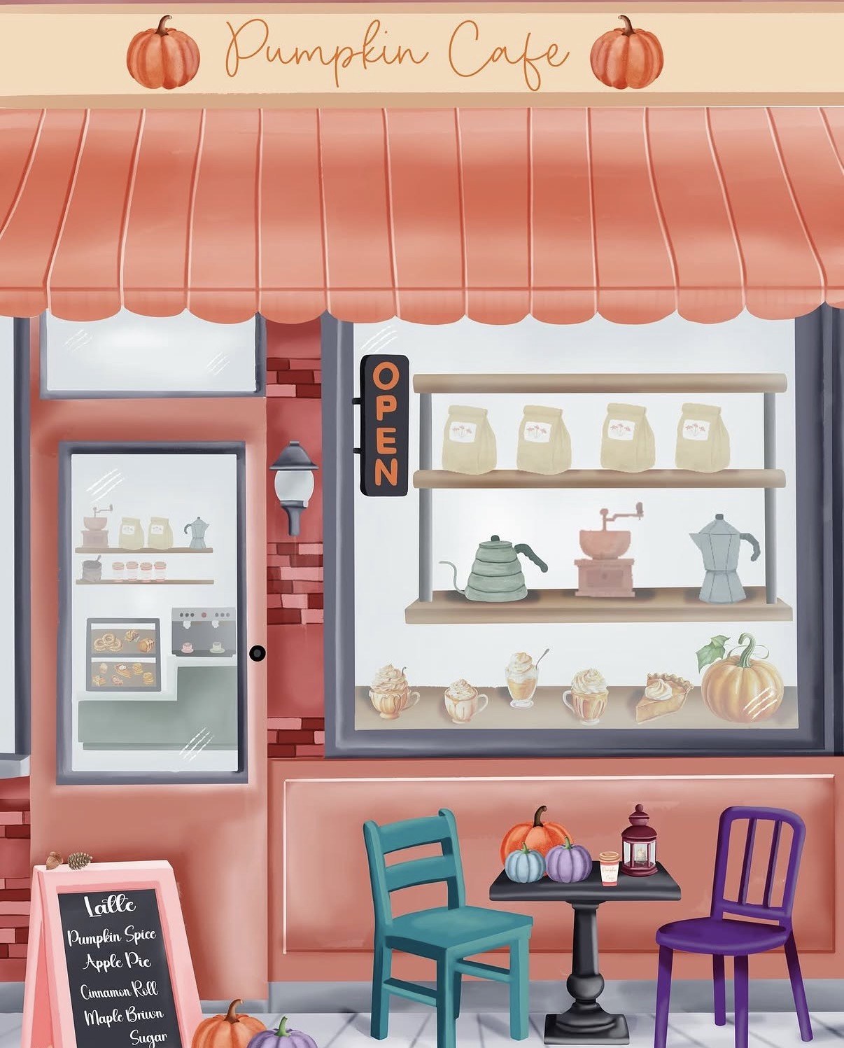 Pumpkin Cafe artwork