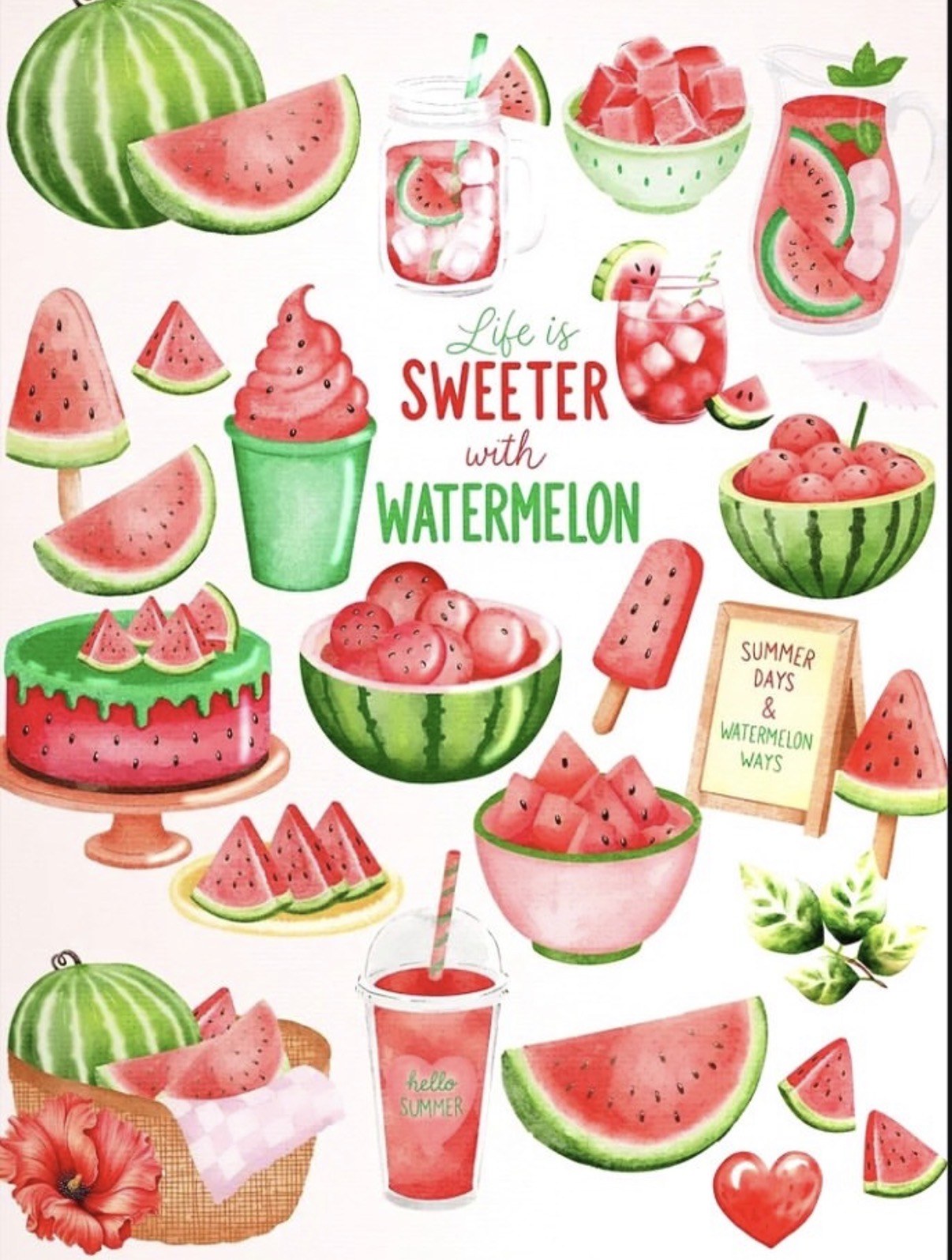 Watermelon Summer artwork